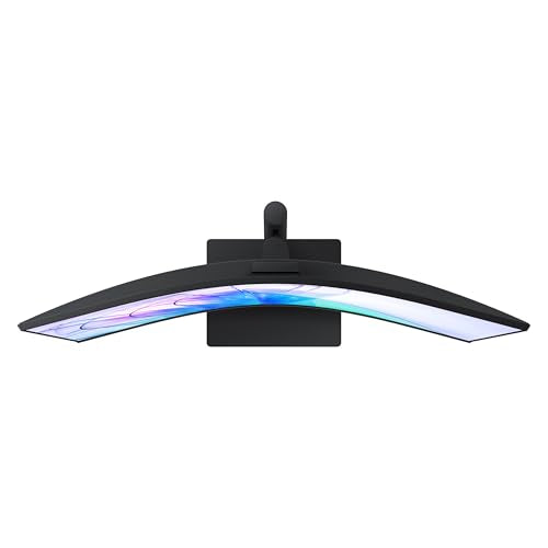 SAMSUNG 34-Inch ViewFinity S65VC Series Ultra-WQHD Curved Computer Monitor, 100Hz, AMD FreeSync, HDR10, USB-C, Built-in Speaker, Camera, KVM Switch, Eye Care, Eco-Packaging, LS34C650VANXGO, Black