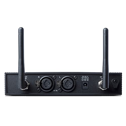 ALTO Stealth Wireless MKII UHF Stereo Wireless Audio System for Active Speakers with Transmitter and 2 Receivers, 2 XLR Ins, Expandable