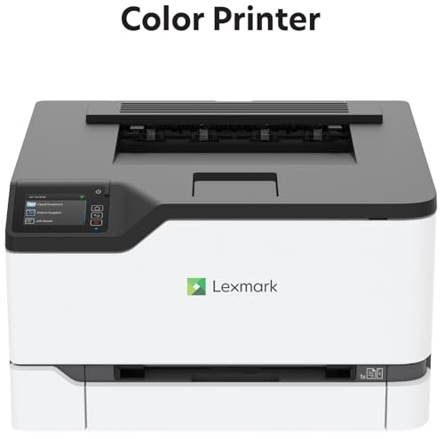 Lexmark CS431dw Color Laser Printer with Interactive Touch Screen, Full-Spectrum Security and Print Speed up to 26 ppm, White,Small (4-Series)(40N9320)