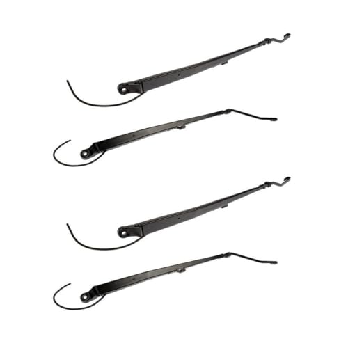 ZUUOZBYY 4 Pieces - Windshield Window Wiper Arm Set Assembly Front Left Driver and Right Passenger Side Steel Black for Grand Prix for Intrigue for Monte Carlo for Impala for Regal for Century
