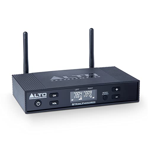 ALTO Stealth Wireless MKII UHF Stereo Wireless Audio System for Active Speakers with Transmitter and 2 Receivers, 2 XLR Ins, Expandable