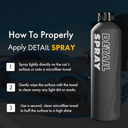 XPEL Detail Spray, 16oz - High-Gloss Professional Detailing and Cleaning Spray Enhances Car's Exterior with Streak-Free Finish and Shine