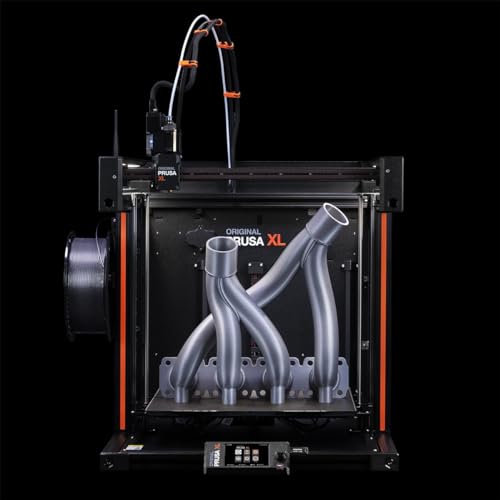 Original Prusa XL Assembled 2-toolhead 3D Printer, Large-Scale CoreXY 3D Printer, Assembled and Tested, Build Volume of 14.17×14.17×14.17 in, 2 Independent toolheads, Multi-Material Experience