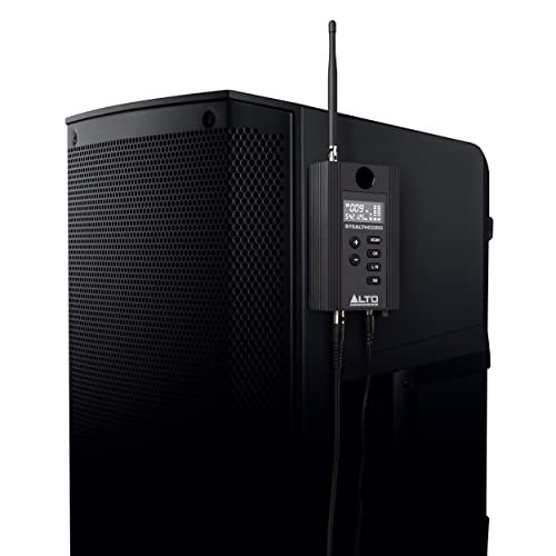 ALTO Stealth Wireless MKII UHF Stereo Wireless Audio System for Active Speakers with Transmitter and 2 Receivers, 2 XLR Ins, Expandable