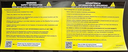 WeatherTech Custom Fit FloorLiners for Toyota Tacoma (Automatic) - 1st Row (4412991), Black