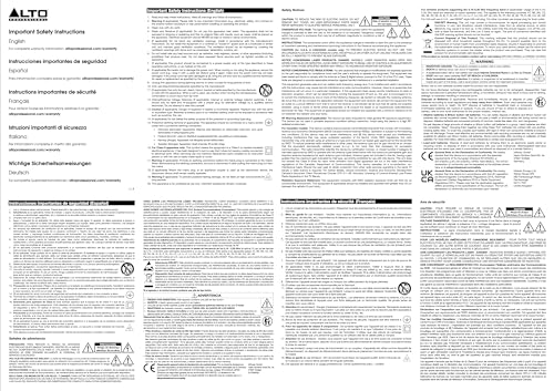 ALTO TS410 2000W 10" Powered PA Speaker with 3 Channel Mixer, Bluetooth Streaming, Wireless Loudspeaker Linking, DSP App