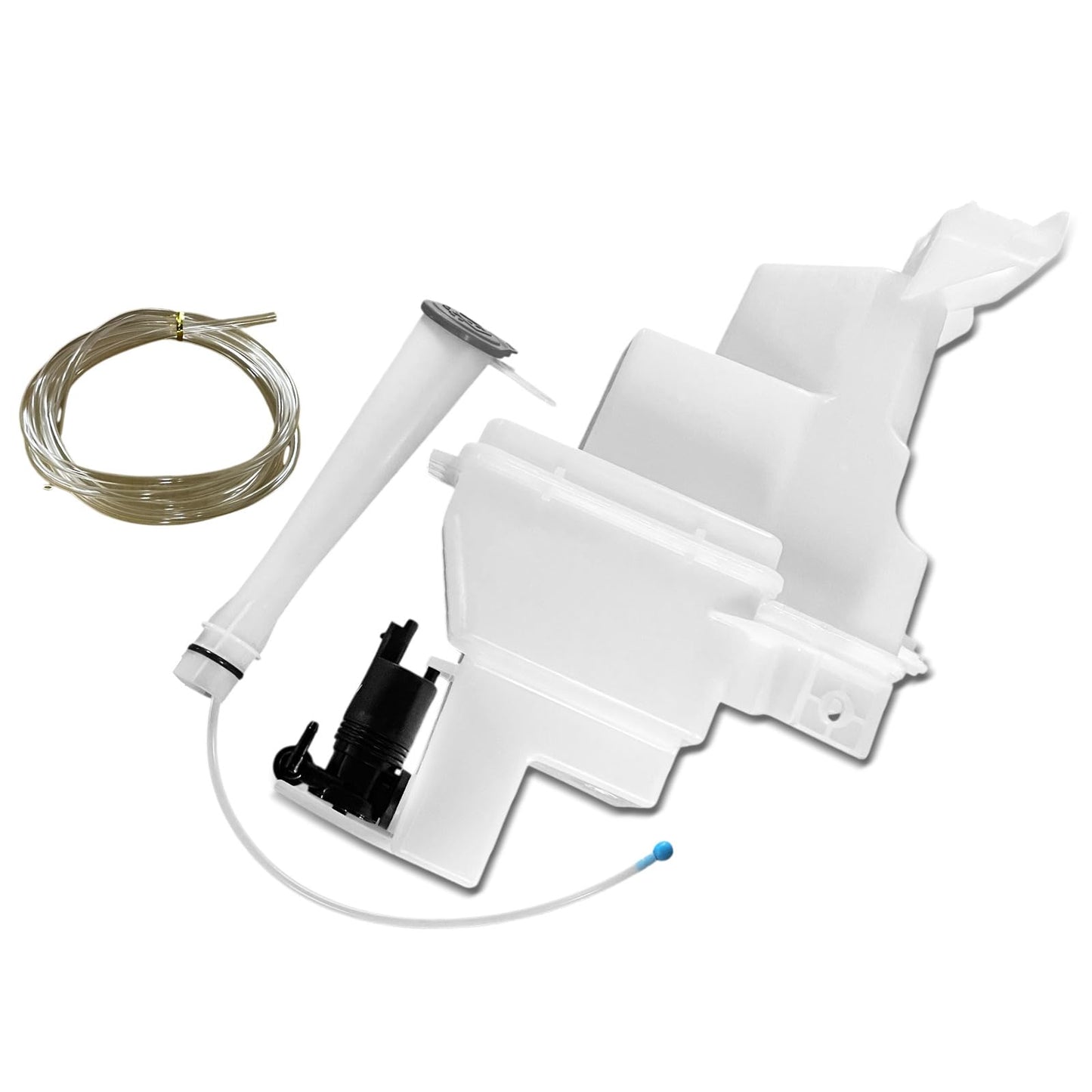 A-Premium Windshield Washer Reservoir Tank Assembly Compatible with Nissan Rogue 2021 2022 2023 - with Cap & Washer Pump & Filler Neck