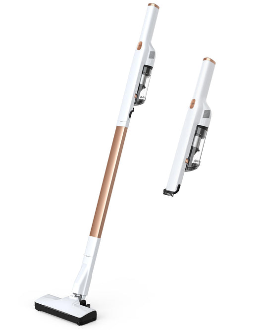 welsauber Handheld Vacuum Cleaner,2-in-1 Lightweight Stick Vacuum,Cordless Car Vacuum with Detachable Dust Box for Home, Office, Car.