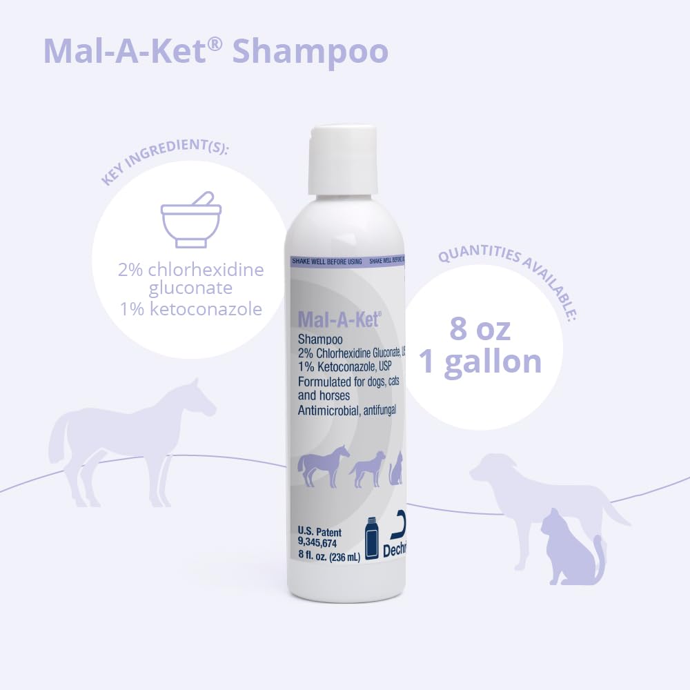 Mal-A-Ket Shampoo for Dogs and Cats, 8 oz