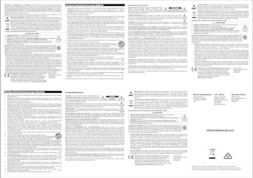 ALTO TS410 2000W 10" Powered PA Speaker with 3 Channel Mixer, Bluetooth Streaming, Wireless Loudspeaker Linking, DSP App