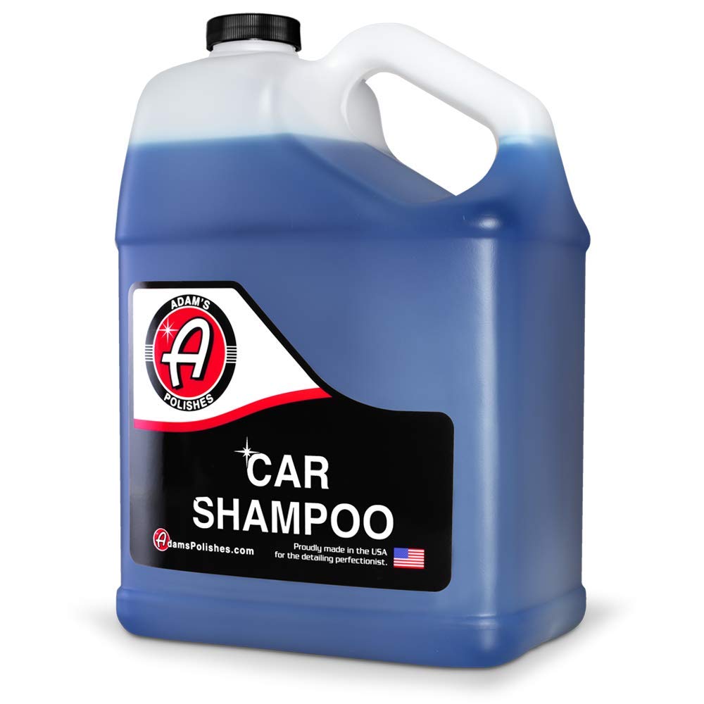 Adam's Polishes Car Wash Shampoo (Gallon) - pH Best Car Wash Soap For Snow Foam Cannon or Gun For Pressure Washer & 5 Gallon Bucket, Powerful Safe Spot Free Cleaning Liquid Auto Detergent