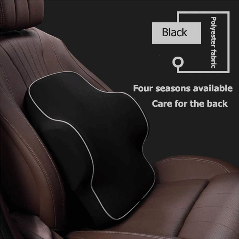 NSUQOA JSEIAJB Lumbar Support Cushion, Memory Foam Posture Pillow, Back Support for Office Chair, Car Back Support,Home Back Support, Relieve Back Pain(D,E)