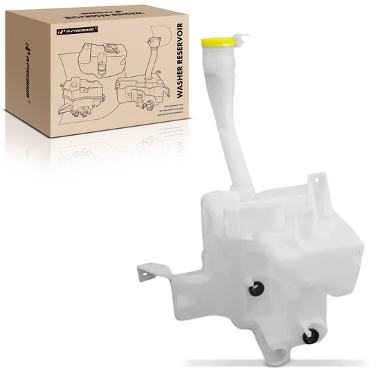 A-Premium Windshield Washer Fluid Reservoir Tank Assembly Compatible with Subaru Impreza 2015-2017, Crosstrek 2016-2017, XV Crosstrek 2015 - with Cap & Sensor, Replace Part 86631FJ420