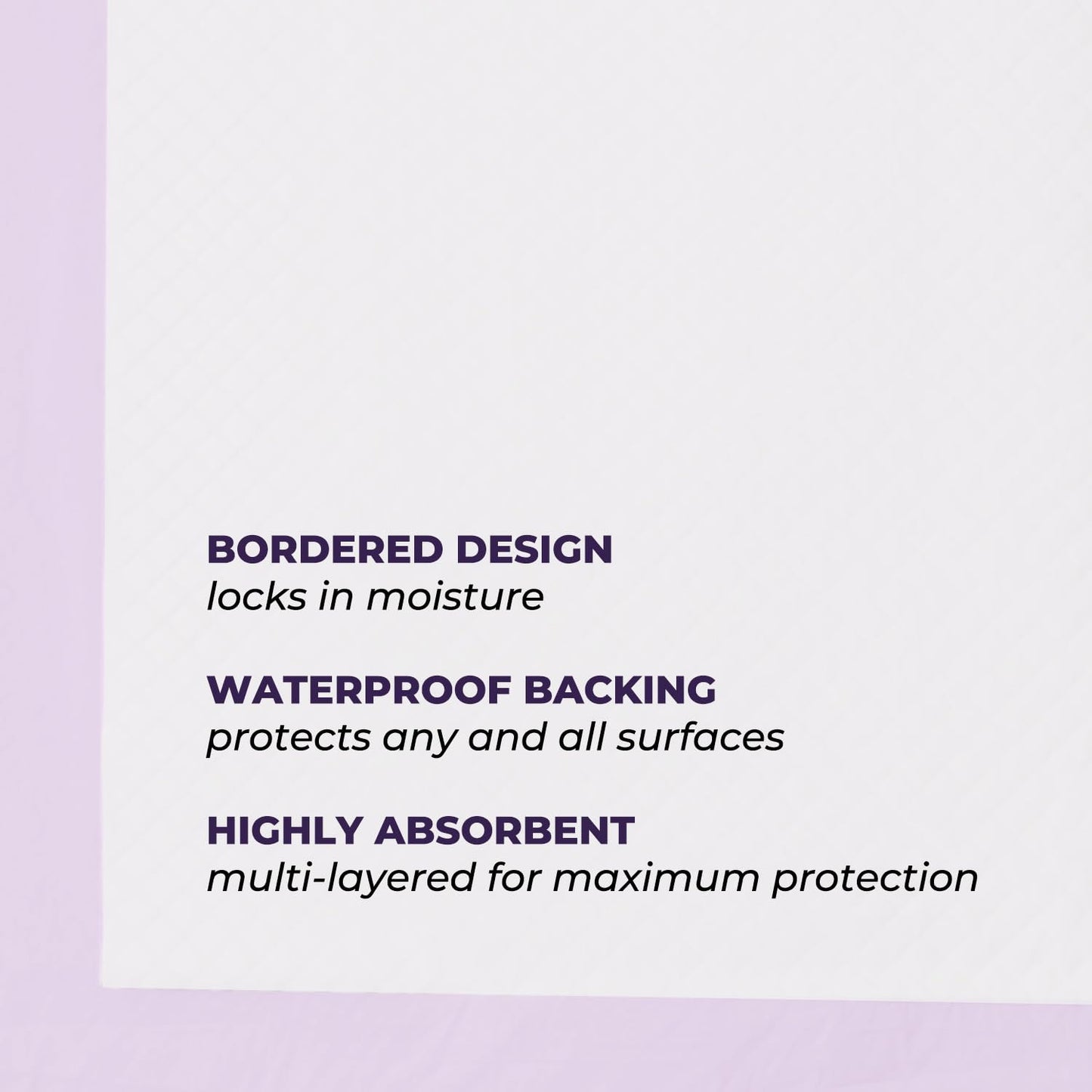 GREEN LIFESTYLE Pee Pads - Super Absorbent & Leak-Proof Pee Pads for Dogs - Puppy Pads - Waterproof Dog Pads, Lavender Scented Dog Training Pads for Cats, Rabbits (Pack of 80 - 22x22)