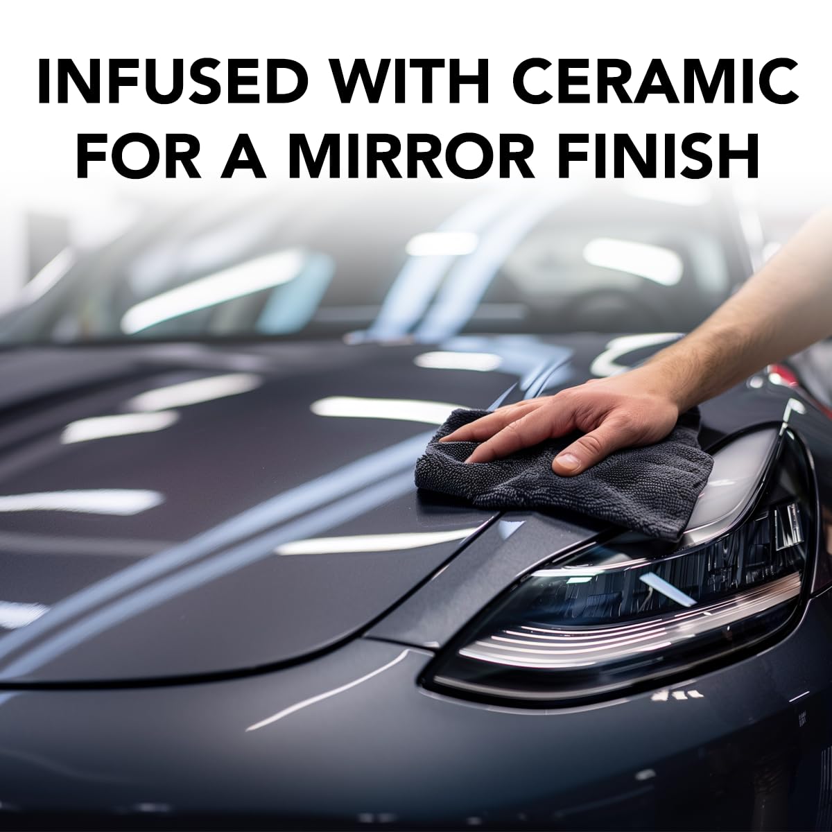 Waterless Car Wash Spray for Tesla, No Hose Needed | Biodegradable, Safe on Wraps, for Tesla Cleaning Products Exterior, UV & Ceramic Protection, for Tesla Model 3 Y S X Car Accessories 2025