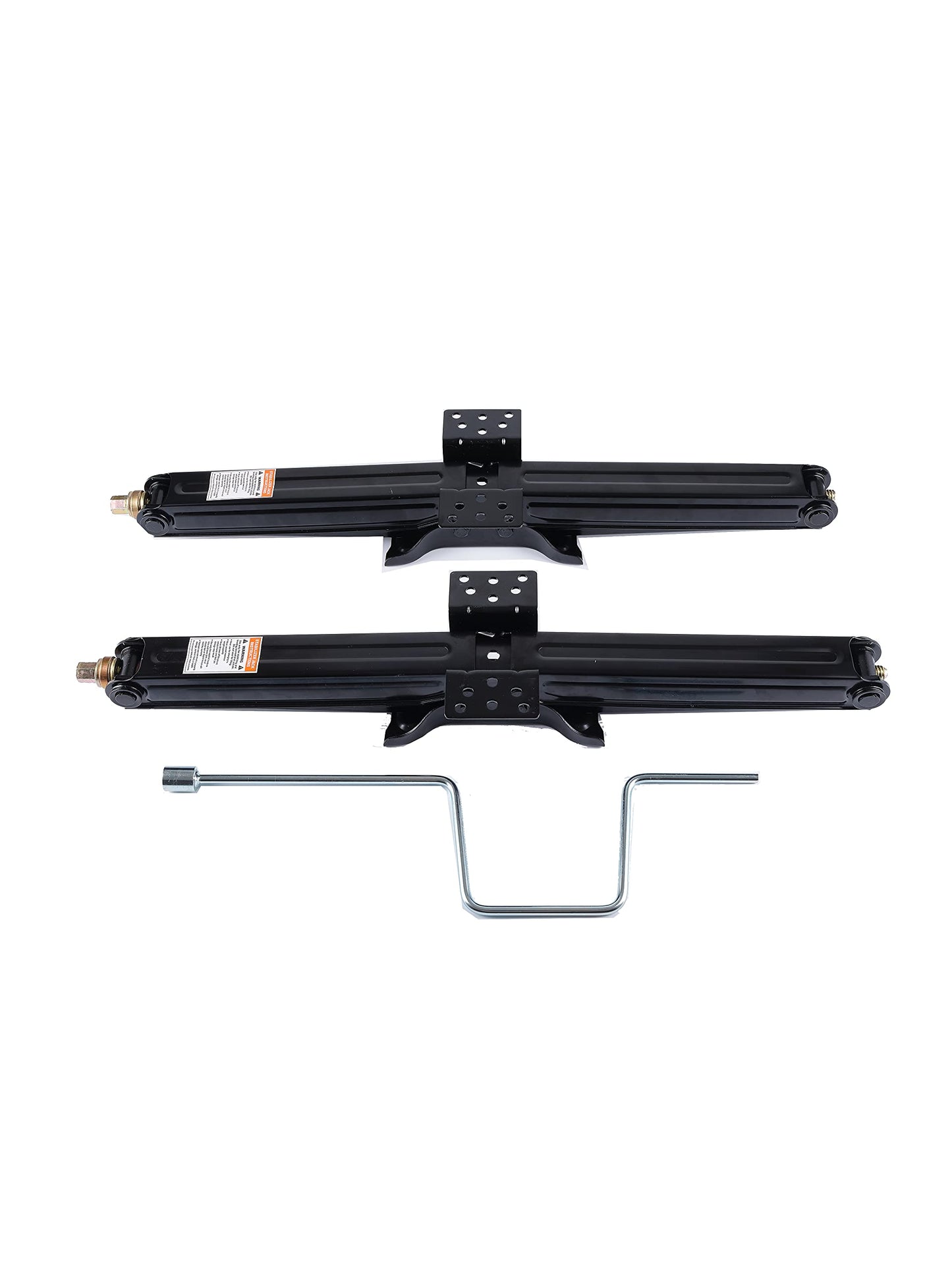 Bastion Distribution Two New 30" Scissor Jacks with Crank Handle | 5000lbs Capacity | 5-30” Height | Spray-Tested Powder Coated | BJ-5000MSJ30