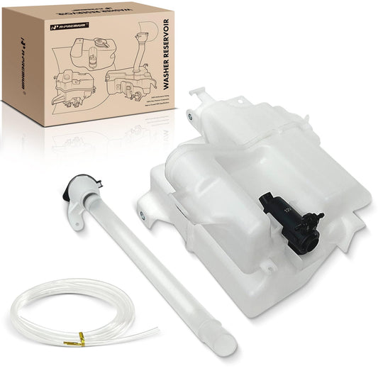 A-Premium Windshield Washer Reservoir Tank Assembly Compatible with Toyota RAV4 2019 2020 2021 2022 - with Cap & Washer Pump & Fluid Level Sensor & Filler Neck (North America Built Vehicle)