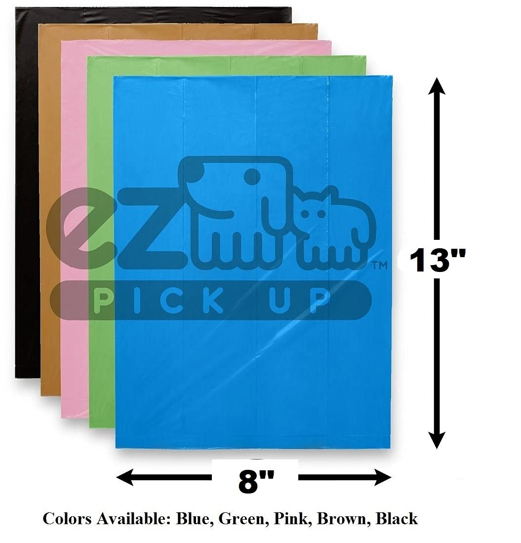 EZ Pickup 1000 Count Dog Waste Poop Bags, Unscented