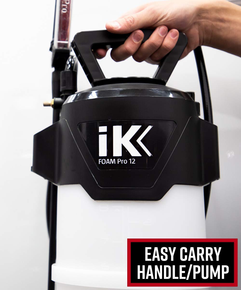 Adam's Polishes IK Foaming Pump Sprayer (6 Liters) - Pressure Foam Sprayer Cleaning Kit Car Wash Detailing | Fill with Car Wash Soap Wheel & Tire Cleaner Rim | Water Sprayer Lawn Garden Weeds