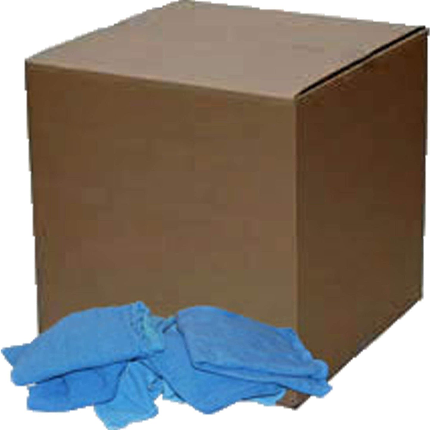 Angel-in-Armor Blue Surgical Towels (24"x16") – 50lb Bulk Box of 100% Cotton Cleaning Rags – Low Lint Reclaimed Huck Towels for Medical, Shop, Auto, and Commercial Use