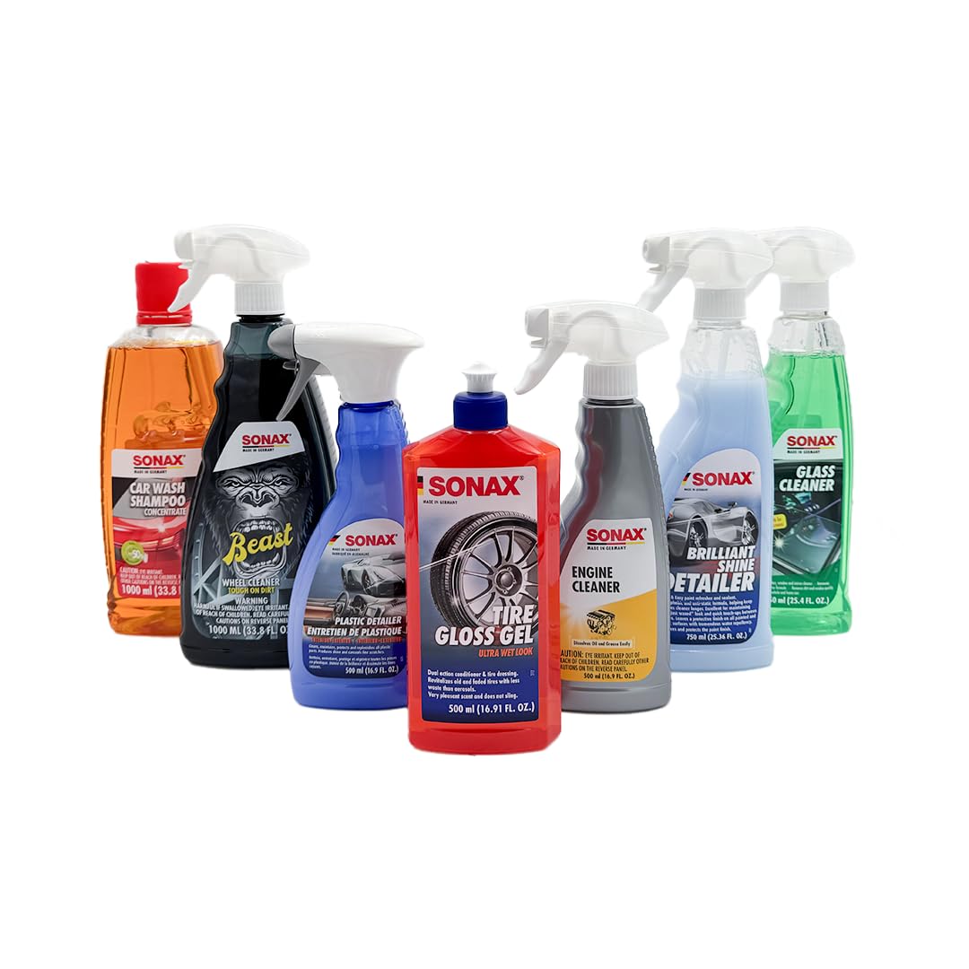 PBMG The DIY Professional Car Wash Bucket Kit | Complete Detailing Kit for Deep Cleaning | Includes Essential Tools & Accessories | Ideal for Maintaining a Spotless Vehicle | Multi-Piece Set