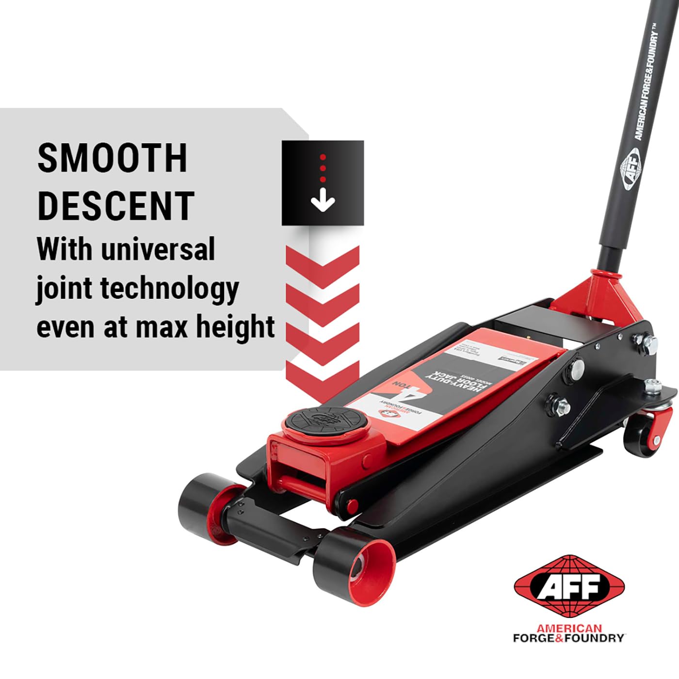 AFF 4 Ton Car Jack - Hydraulic Floor Jack with Lightning Lift - Heavy Duty