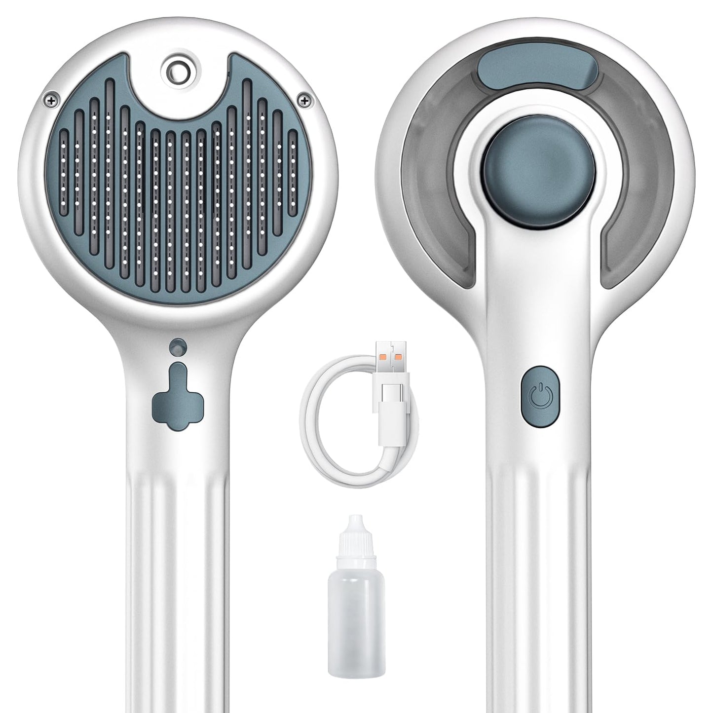 Atlamia Cat Steam Brush, 3-in-1 Self-Cleaning Pet Grooming Tool with Water Spray, Shedding & Massage Comb for Long & Short Hair Cats and Dogs