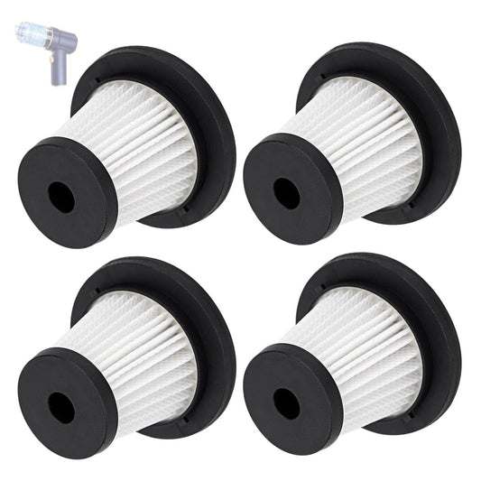 4 Pack LT-135 HEPA Filter Replacement: for JONYJ Handheld Car Vacuum Cleaner Compatible with Vizeusvac Car Vacuum Cleaner