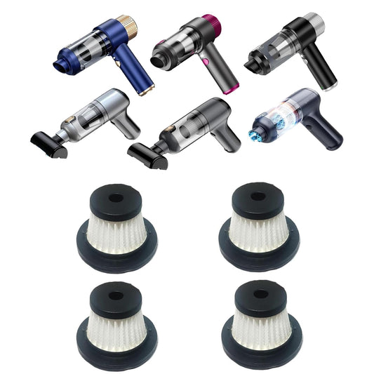 4 Pack Vacuum Filter Replacement Compatible with JONYJ LT-135, EYYA 135, Opinta LT-126 Car Vacuum, and Sweetone, AX2V, AHNR Handheld Vacuum Related.
