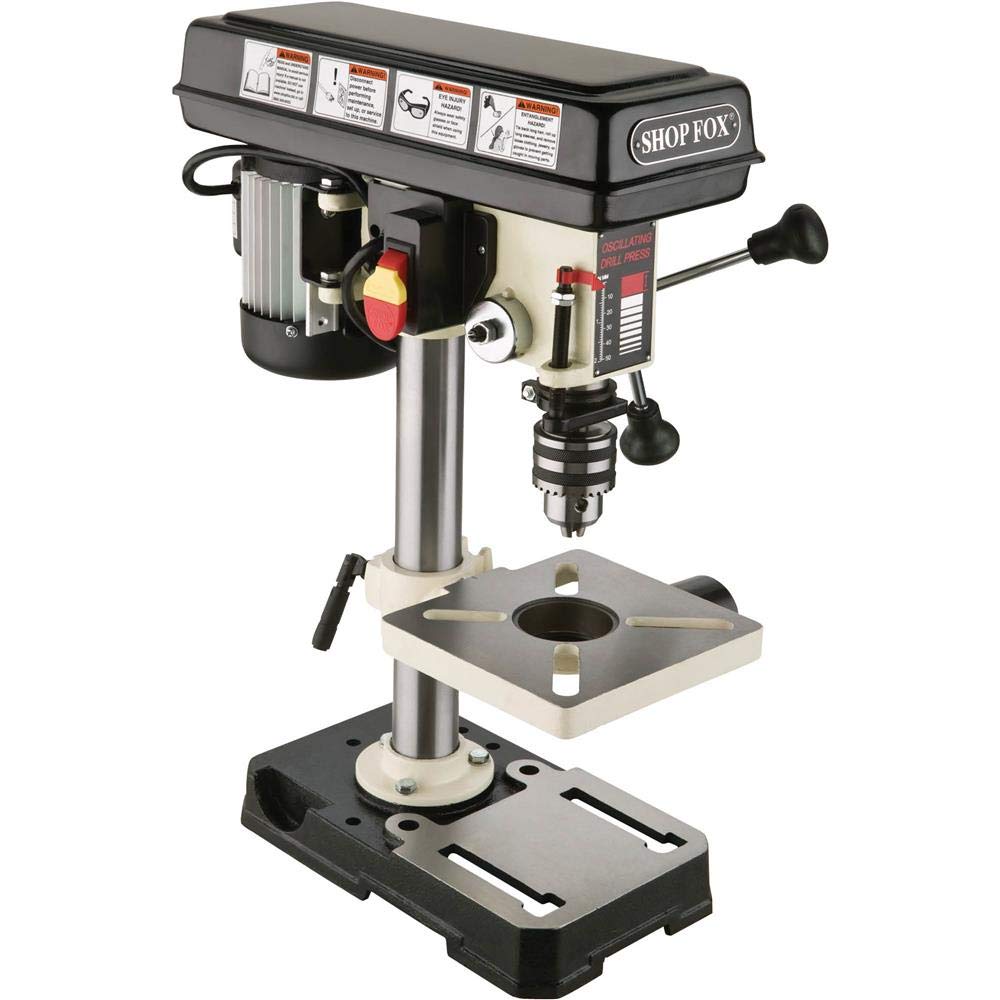 Shop Fox W1667 1/2 HP 8-1/2-Inch Bench-Top Oscillating Drill Press