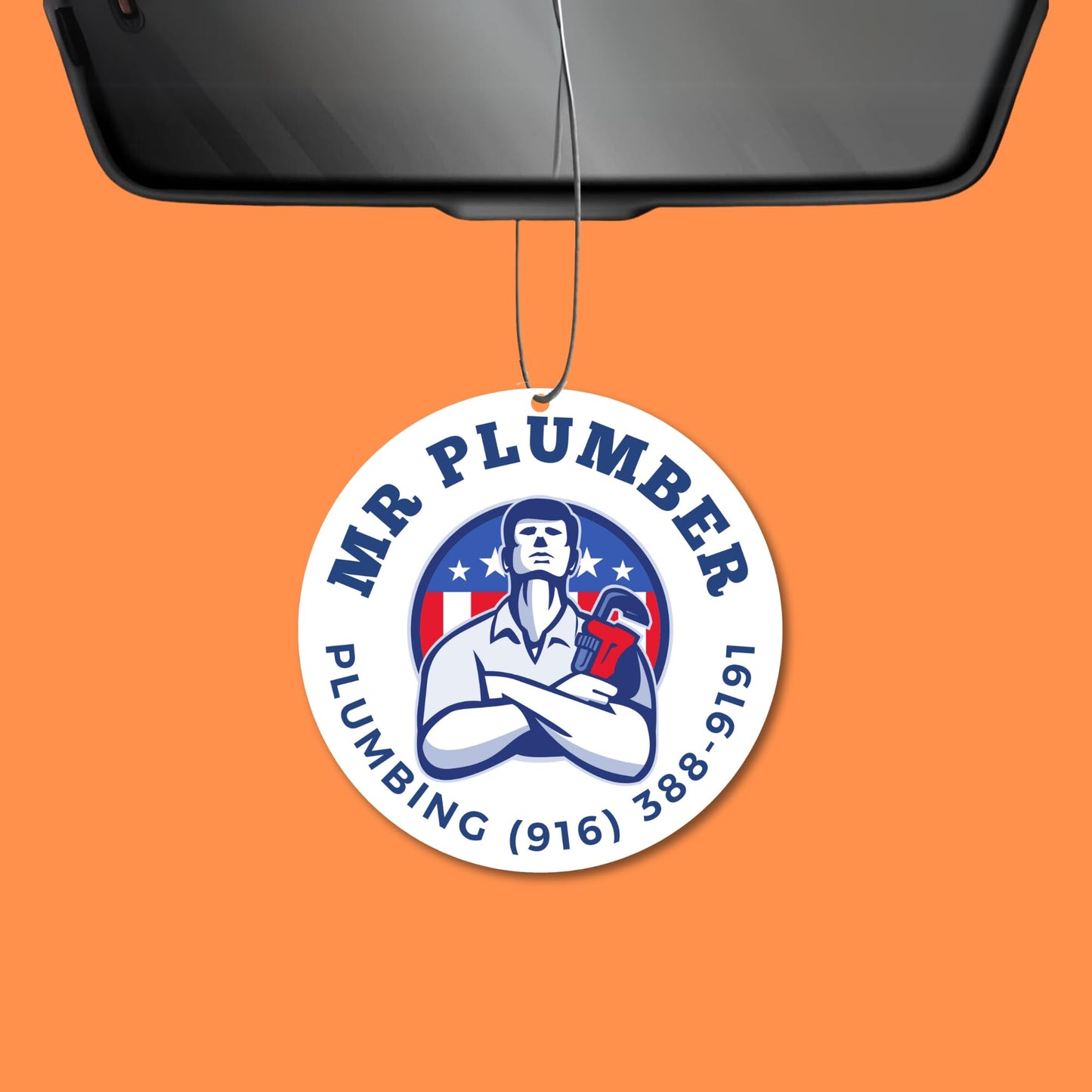 250PCS Bulk Custom Business Logo Air Freshener, Wholesale Custom Branded Air Freshener For Business, Commercial Grade Printing, Double-sided, Ideal For Brand Marketing and Brand Promotion (250pcs)