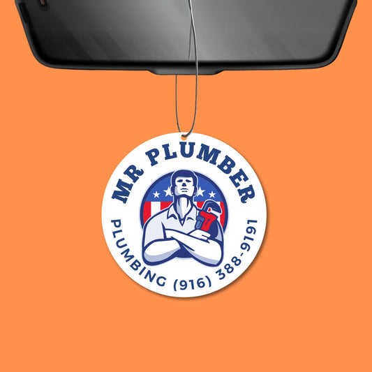 250PCS Bulk Custom Business Logo Air Freshener, Wholesale Custom Branded Air Freshener For Business, Commercial Grade Printing, Double-sided, Ideal For Brand Marketing and Brand Promotion (250pcs)