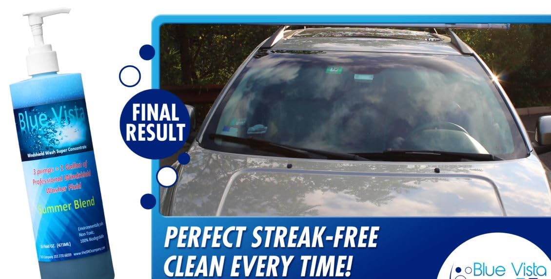 Blue Vista Super K Concentrate Windshield Washer Fluid Concentrate makes 195 Gallons