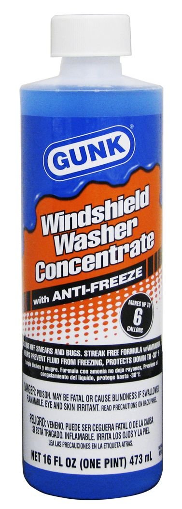 Gunk M516 Windshield Washer Concentrate with Anti-Freeze - 16 fl. oz.