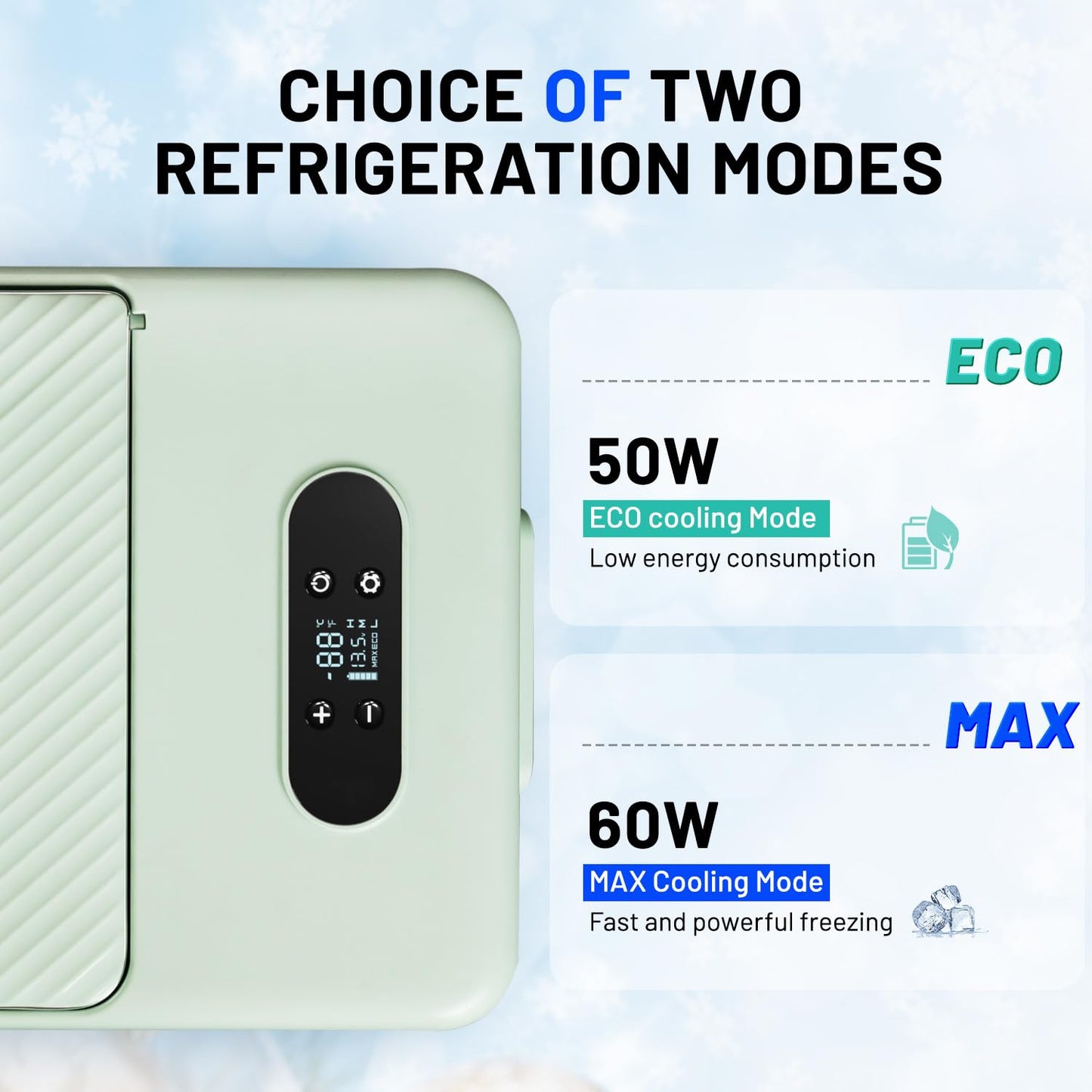 Alpicool S15 Portable Freezer, 12 Volt Refrigerator, 18 Quart (16.8 Liter) Fast Cooling 12V Car Fridge -4℉~68℉, Green Car Cooler, 12/24V DC and 100-240V AC for Outdoor, Camping, RV, Truck, Boat