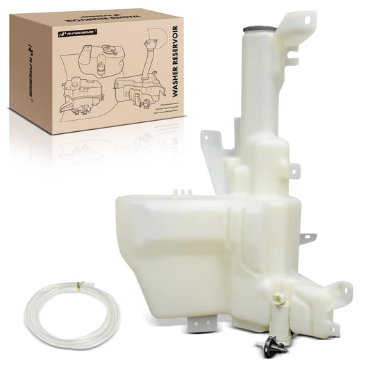 A-Premium Windshield Washer Fluid Reservoir Tank Assembly Compatible with Nissan Murano 2003 2004 2005 2006 2007 - with Pump & Sensor & Filler Neck & Cap