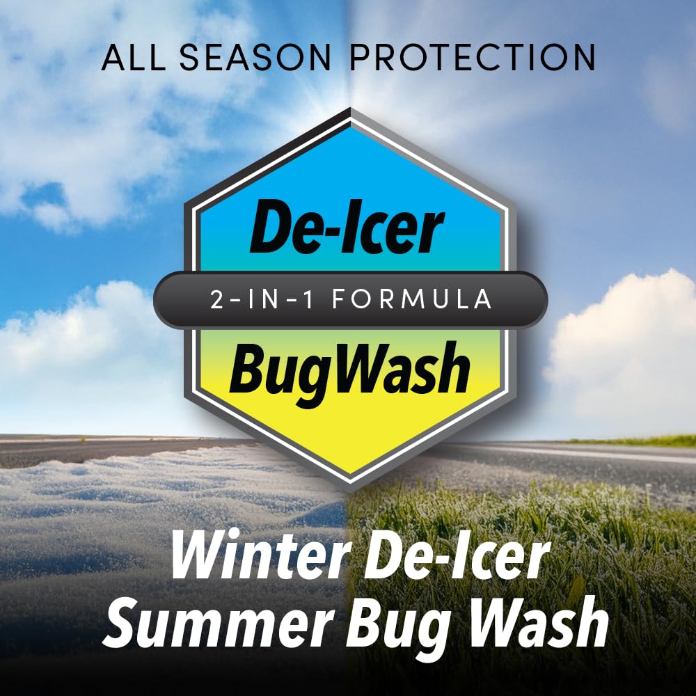 Clean Revolution Advanced All Season Windshield Washer Fluid Ultra Low VOC Formula - Made in USA