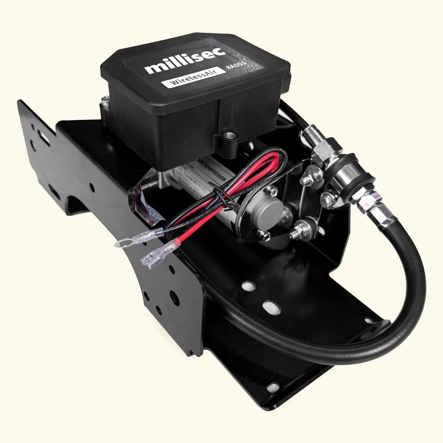 MILLISEC Wireless On Board Air Compressor System Dual-Path Control Heavy-Duty 120 Psi, 12v App Control Air Compressor Kit For Trucks Pickups Trailers Vans, Oem Number Replace# 74000ez