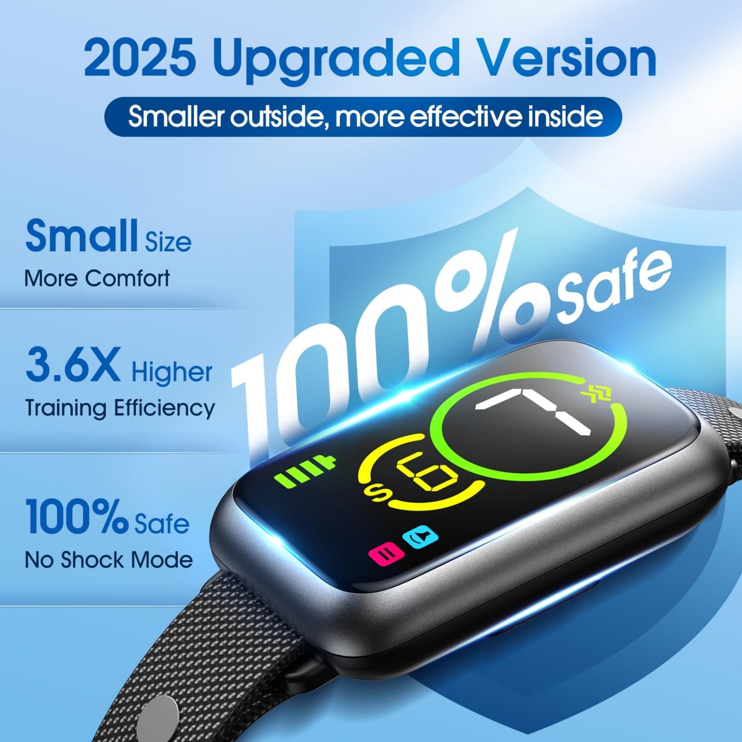 Dog Bark Collar, Smart Bark Collar for Small Dogs 5-15lbs Medium Large Dogs, Effective AI Barking Collar with Adjustable Beep Vibration Modes & 7 Sensitivity, Automatic Anti Barking Device for Dog