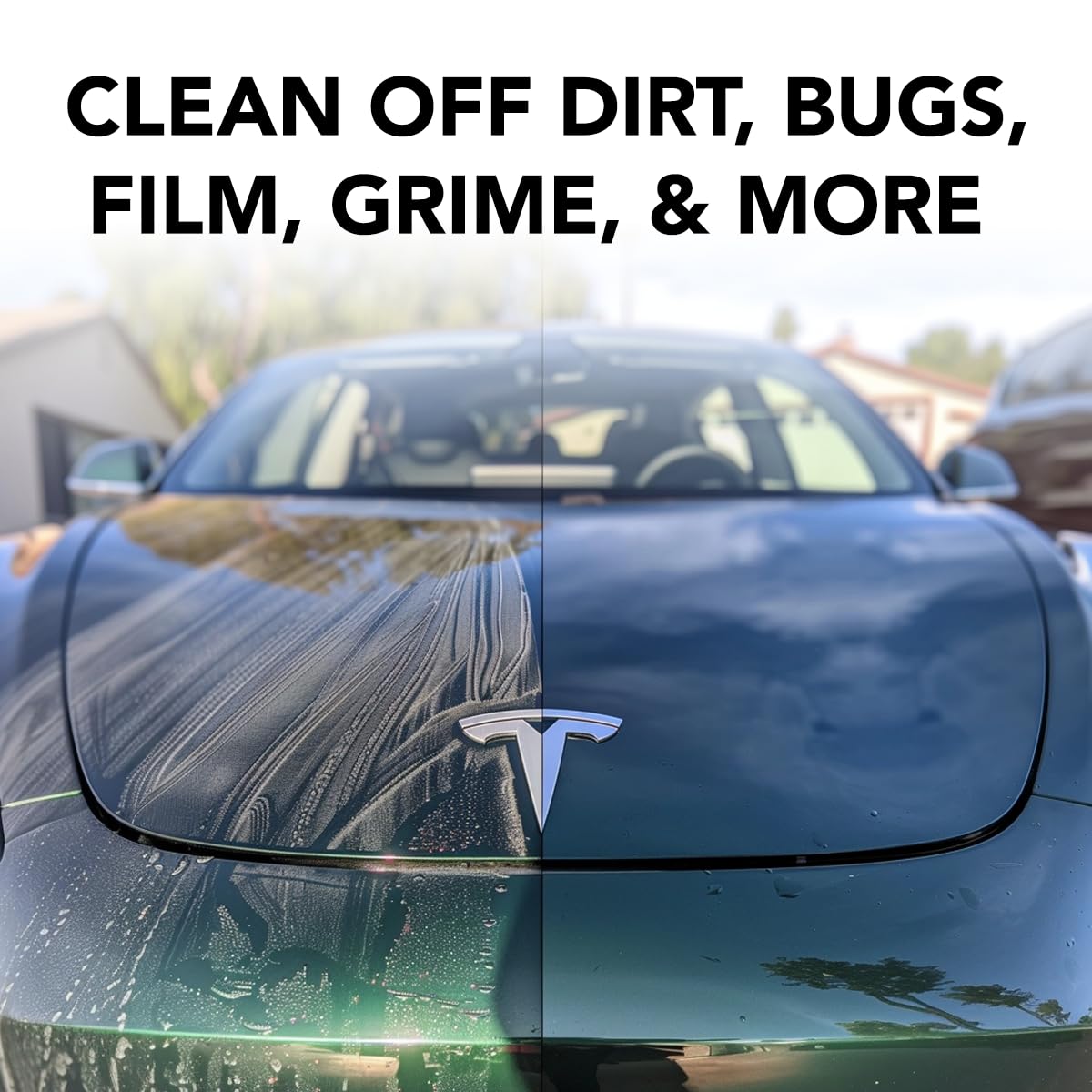 Waterless Car Wash Spray for Tesla, No Hose Needed | Biodegradable, Safe on Wraps, for Tesla Cleaning Products Exterior, UV & Ceramic Protection, for Tesla Model 3 Y S X Car Accessories 2025