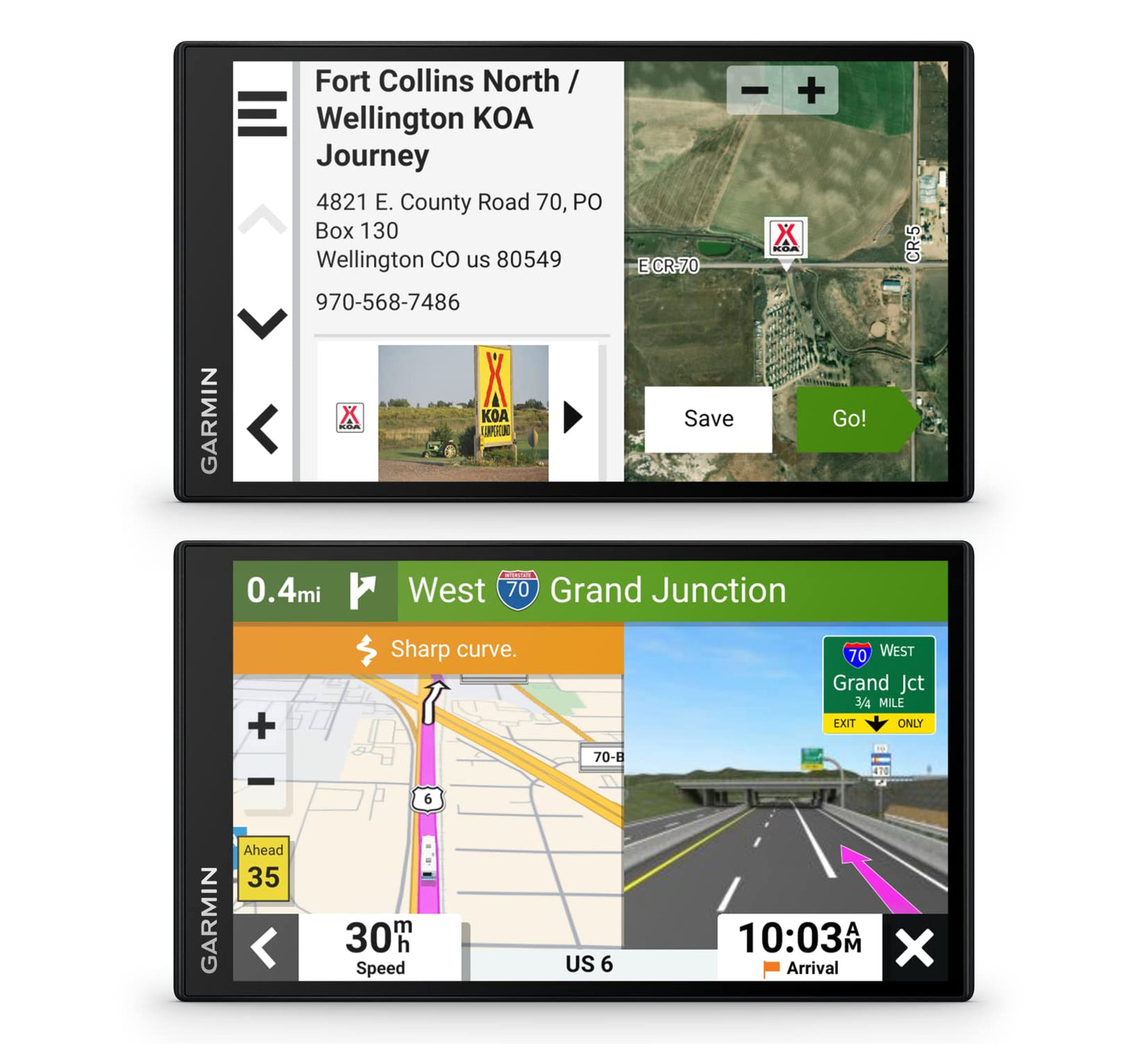 Wearable4U - Garmin RV 795 GPS Navigator, Large, Easy-to-Read 7, Custom RV Routing, High-Resolution Birdseye Satellite Imagery with Power Pack Bundle
