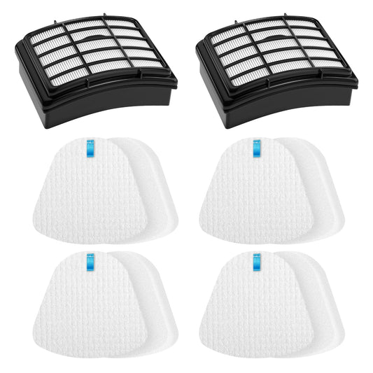 2 + 4 Pack Filters for Shark Vacuum Navigator Lift Away Filter Replacement ZU503AMZ NV350 NV351 NV352 NV355 NV356E NV357 NV360 NV370 UV440 UV540, Parts XFF350 XHF350