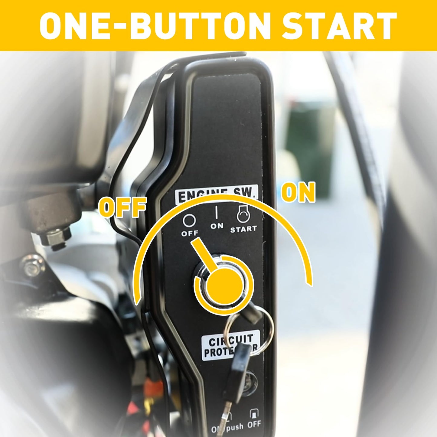 KARHDIR 4400PSI Gas Pressure Washer with Hose Reel, One-Button Start 296cc 15HP 4-Cycle Engine, 4.0 GPM Heavy Duty Power Washer with 50FT 3/8" Hose, Spray Gun & Wand, 5 Quick Connect Nozzles