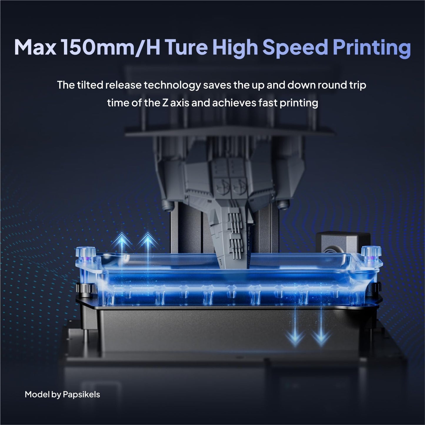 ELEGOO Mars 5 Ultra Resin 3D Printer, 7" 9K Mono LCD Resin Printer with High-Speed Printing 150mm/h, AI Smart Camera, WiFi-Transfer, Auto-Leveling, Printing Size of 6.04 x 3.06 x 6.49 inch