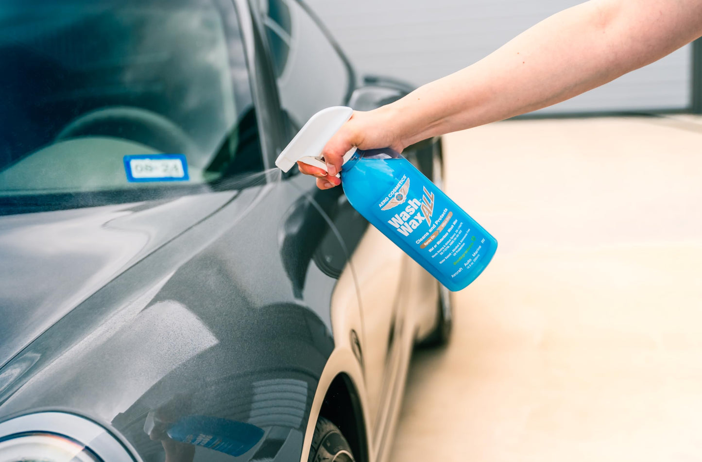 Wet or Waterless Car Wash Wax 5 Gallons Aircraft Quality for your Car, RV, Boat, Motorcycle Anywhere, Anytime, Home, Office, School, Garage, Parking Lots.