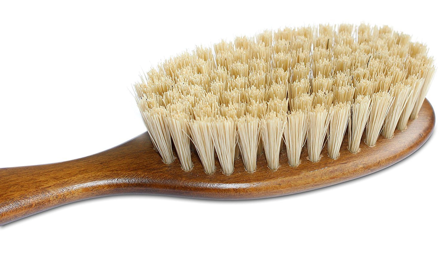 Mars Coat King Bristle Cat Hair Brush Deshedding Tool - Pet Grooming Supplies for Furry, Shaggy, Loose Hair in all Breeds, Wooden Handle for Thick Coats - ¾" Bristles, 2" Wide Head