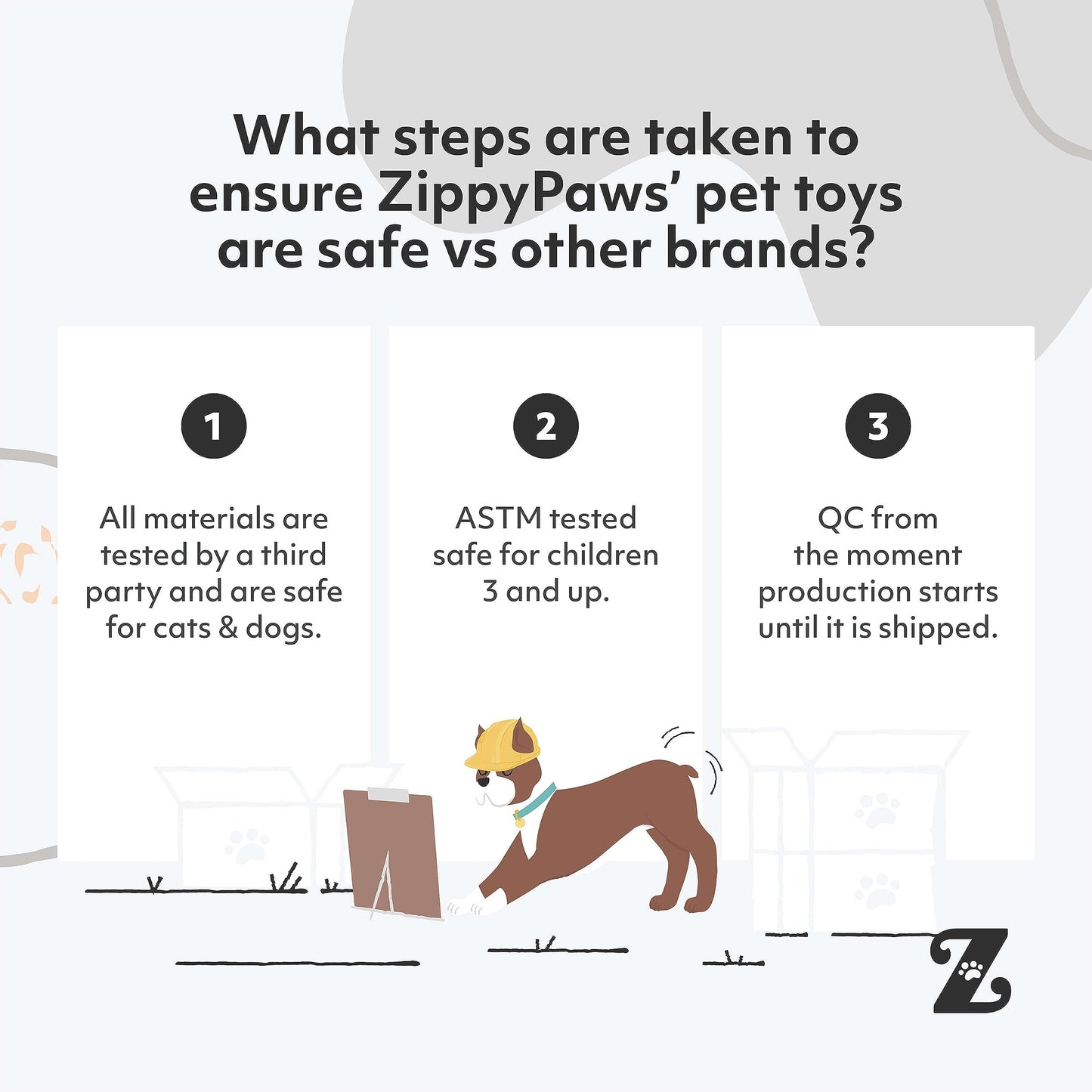 ZippyPaws Skinny Peltz - No Stuffing Dog Toy Pack to Keep Them Busy, for Small and Medium Dogs, Squeaky Pet Toys, Unstuffed Chew Toys, Soft Plush Variety Pack, Fox, Raccoon, and Squirrel - 11"