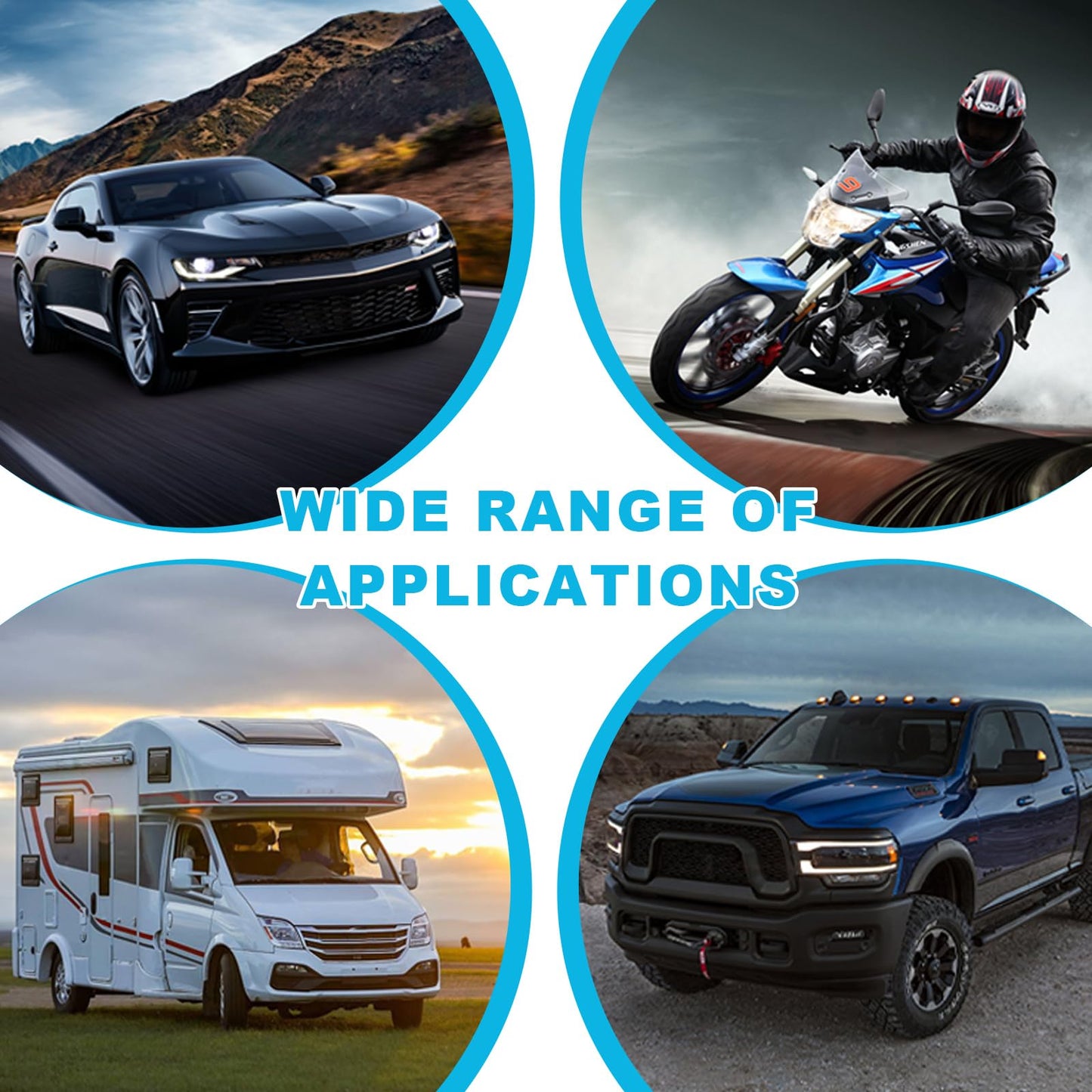 Augeny 2PCS Tire Dressing Applicator, Reusable Car Tire Shine Sponge Pad With Lid, Durable Foam Auto Wheel Detailing for Vehicle Waxing Polishing Cleaning (Gray)