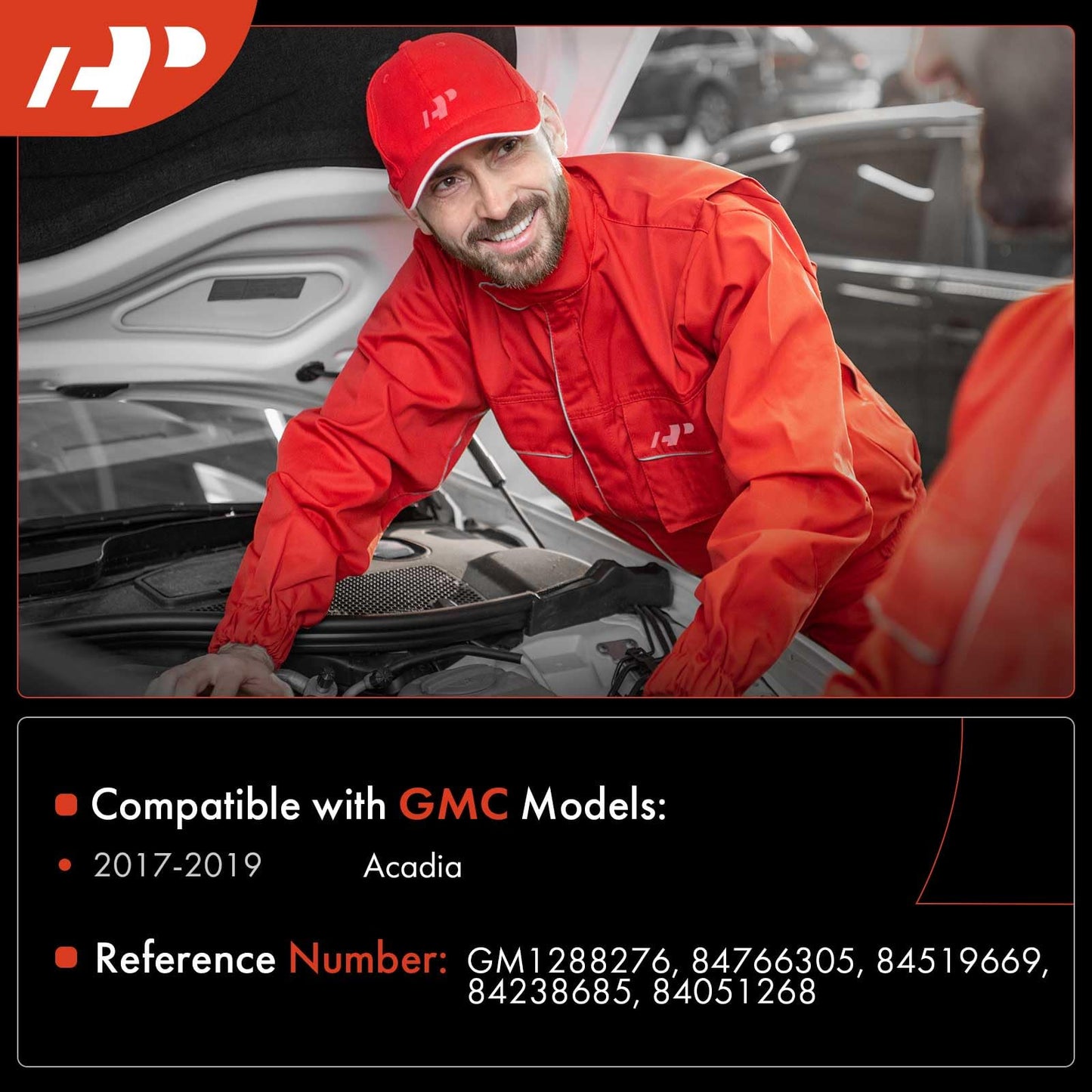 A-Premium Windshield Washer Reservoir Tank Assembly Compatible with GMC Acadia 2017 2018 2019 - with Washer Pump & Cap & Fluid Level Sensor