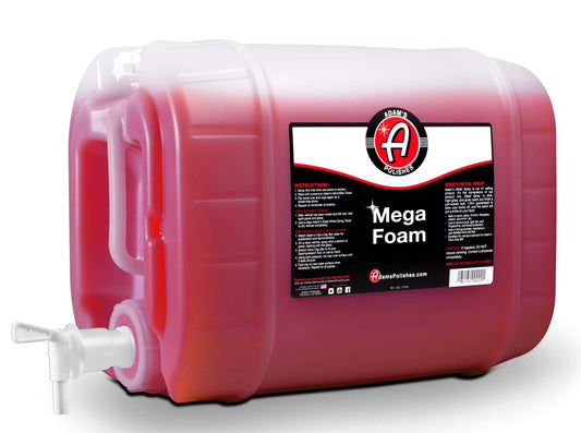 Adam’s Mega Foam (5 Gallon) - Detailing pH Neutral Car Soap For Car Washing, Concentated For Use In Car Wash Bucket, Foam Cannon & Foam Gun, Won't Strip Car Wax, Sealant or Ceramic Coating